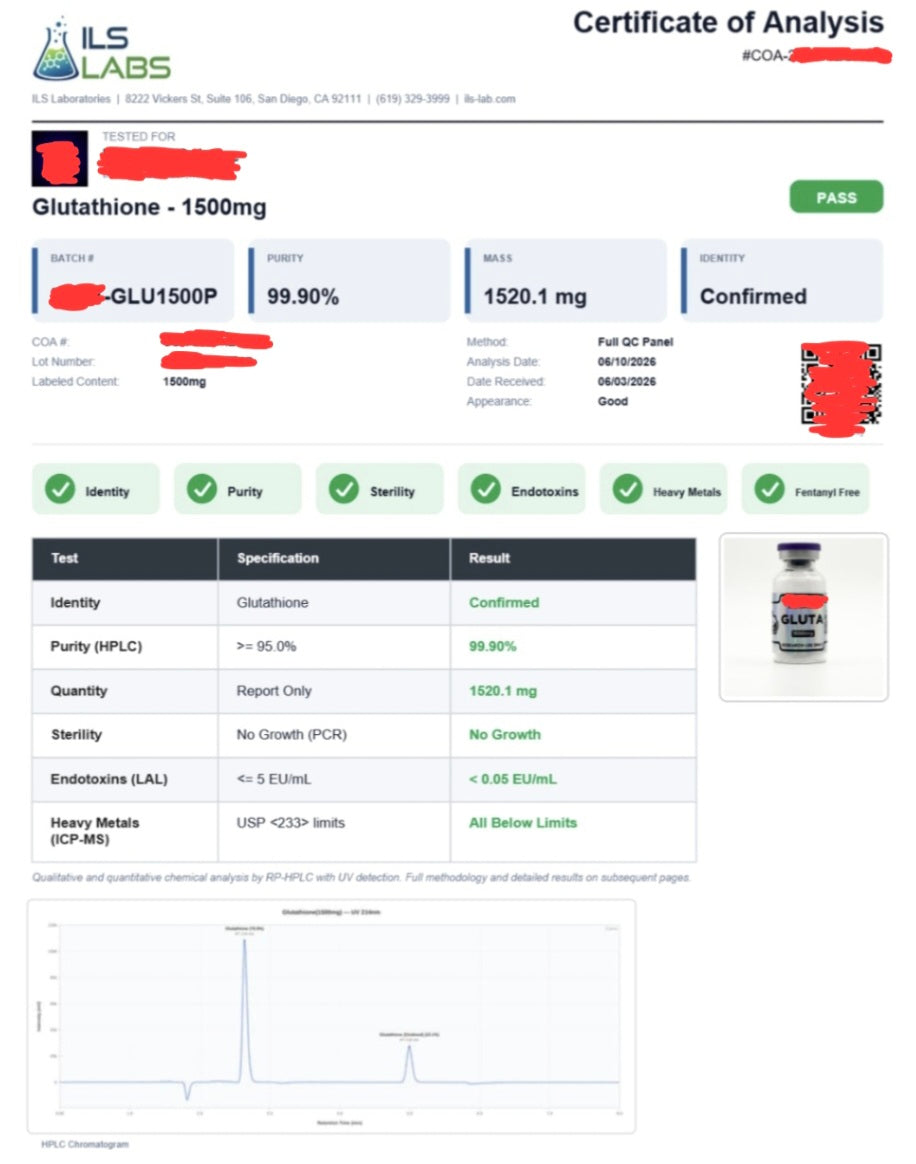 Glutathione - 1500mg