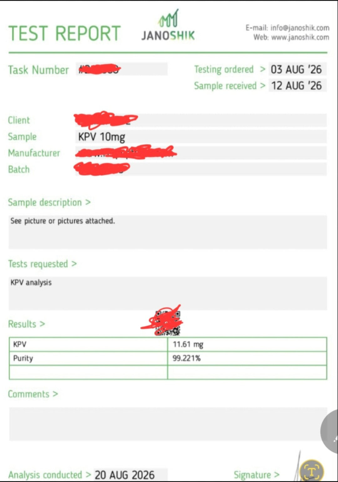 KPV - 10mg