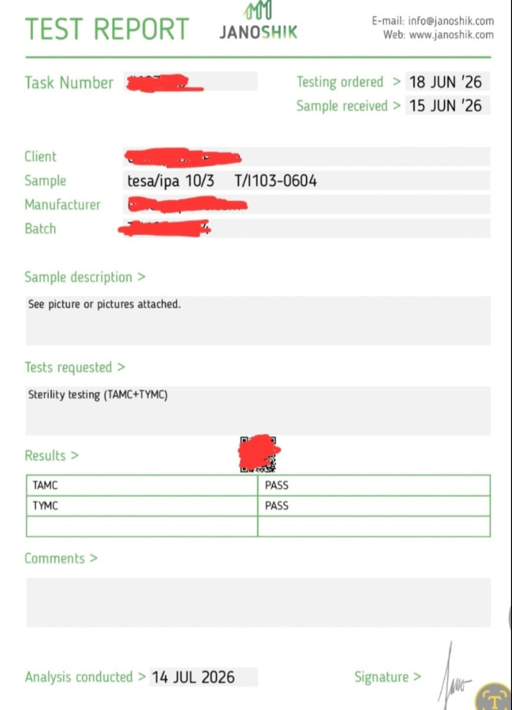 PP-TESA 10mg/IPA 3mg