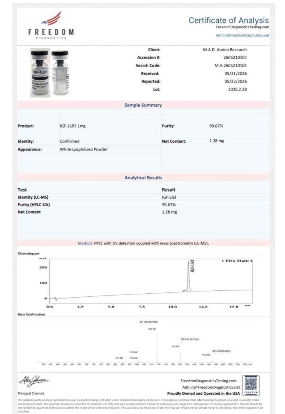 IGF-1LR3 - 1mg